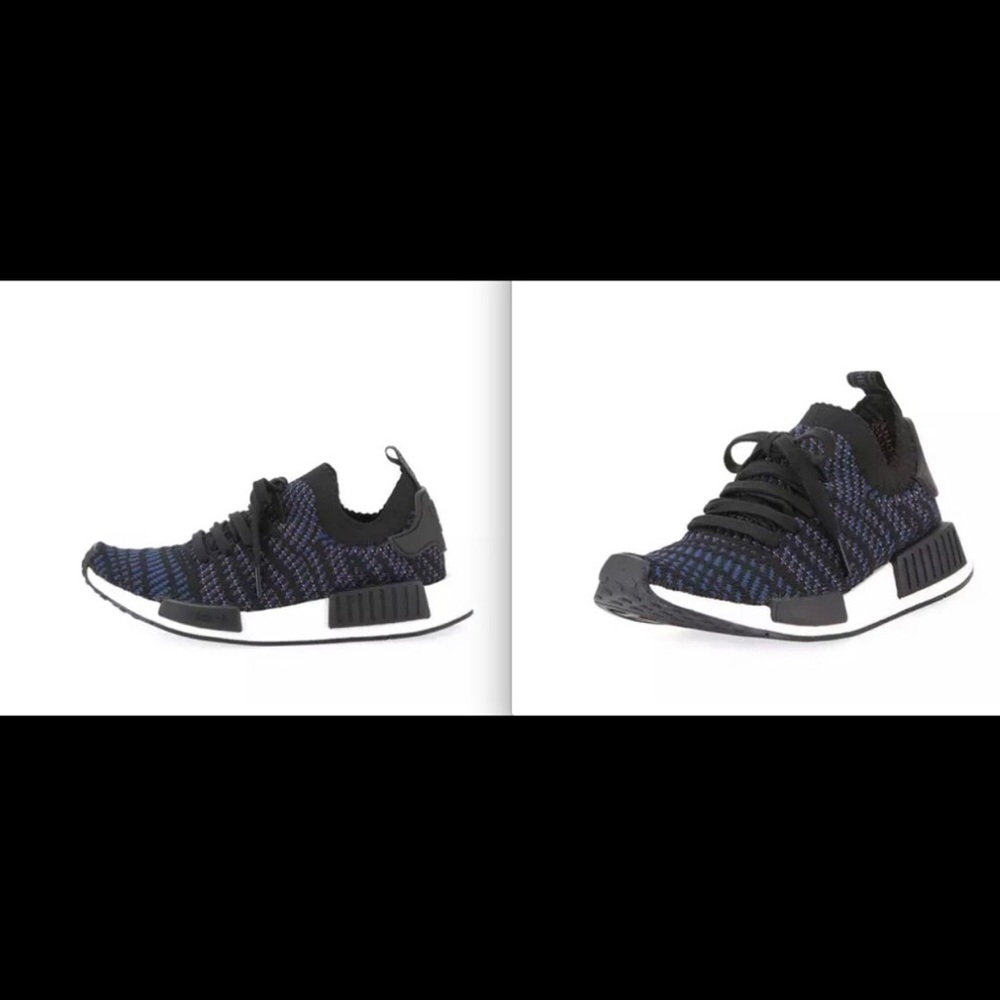 Adidas NMD R1 Sneakers Black/Blue 10